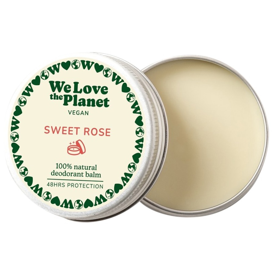 We Love The Planet Dezodoranty Naturalny dezodorant w kremie - Sweet Rose (wegański)