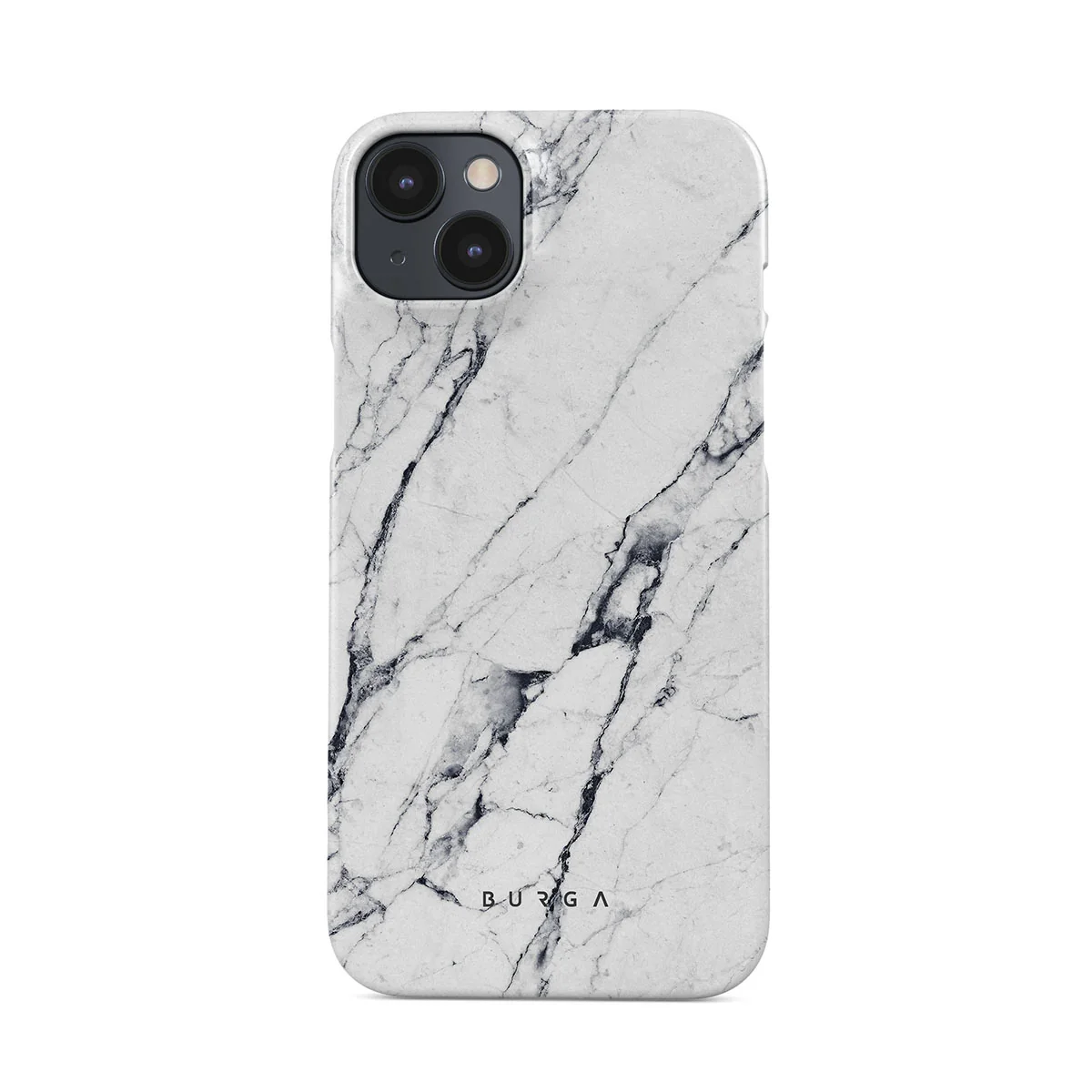 Satin White - Marble iPhone 14 ケース