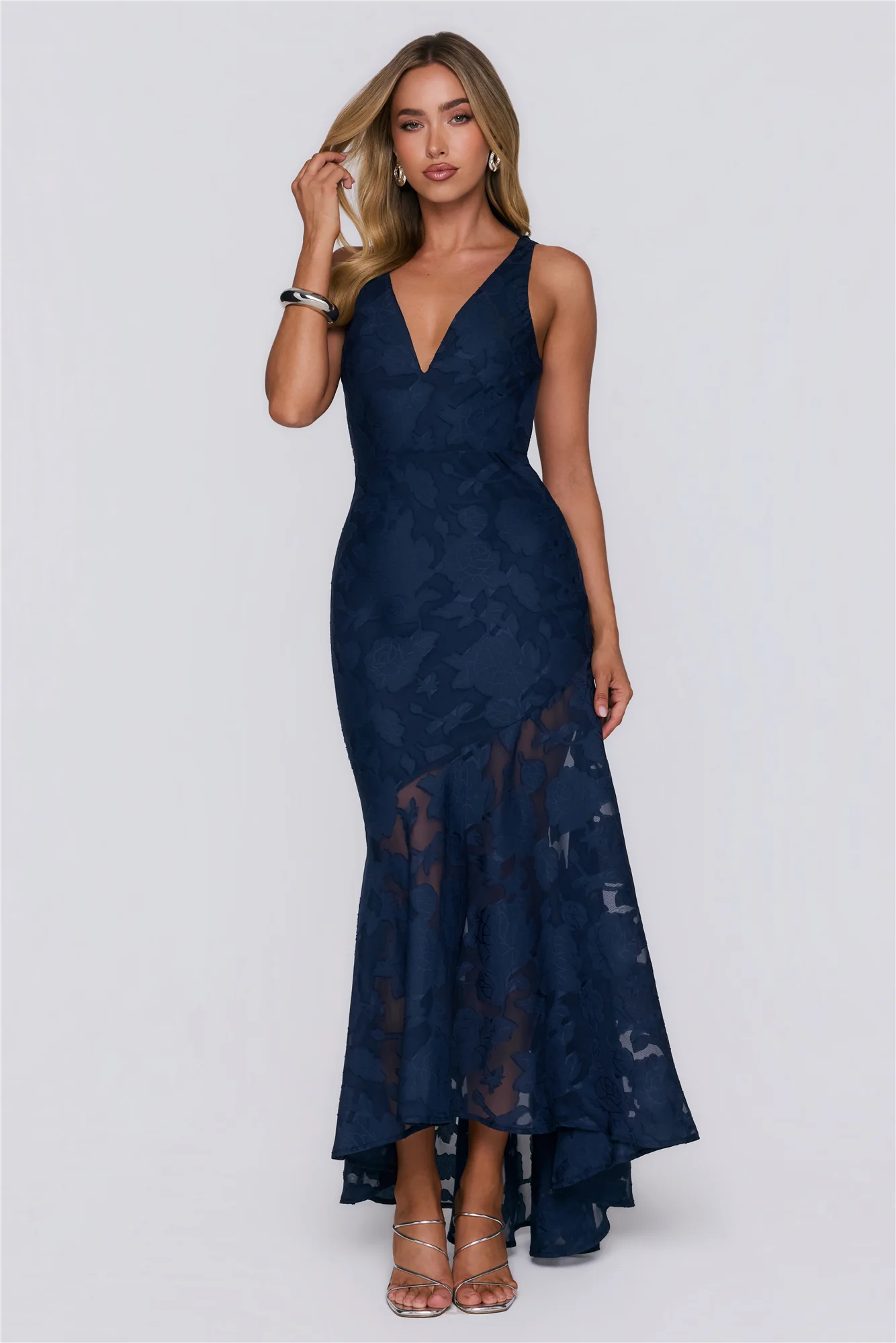 An Invitation Only Maxi Dress Navy