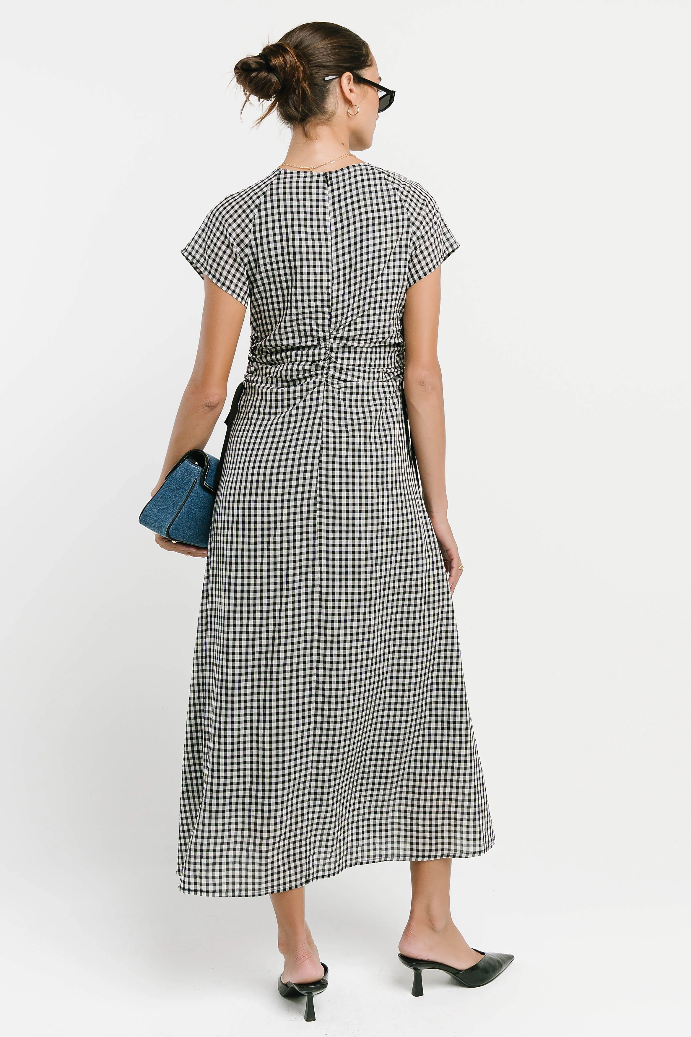 Jacqueline Gingham Midi Dress