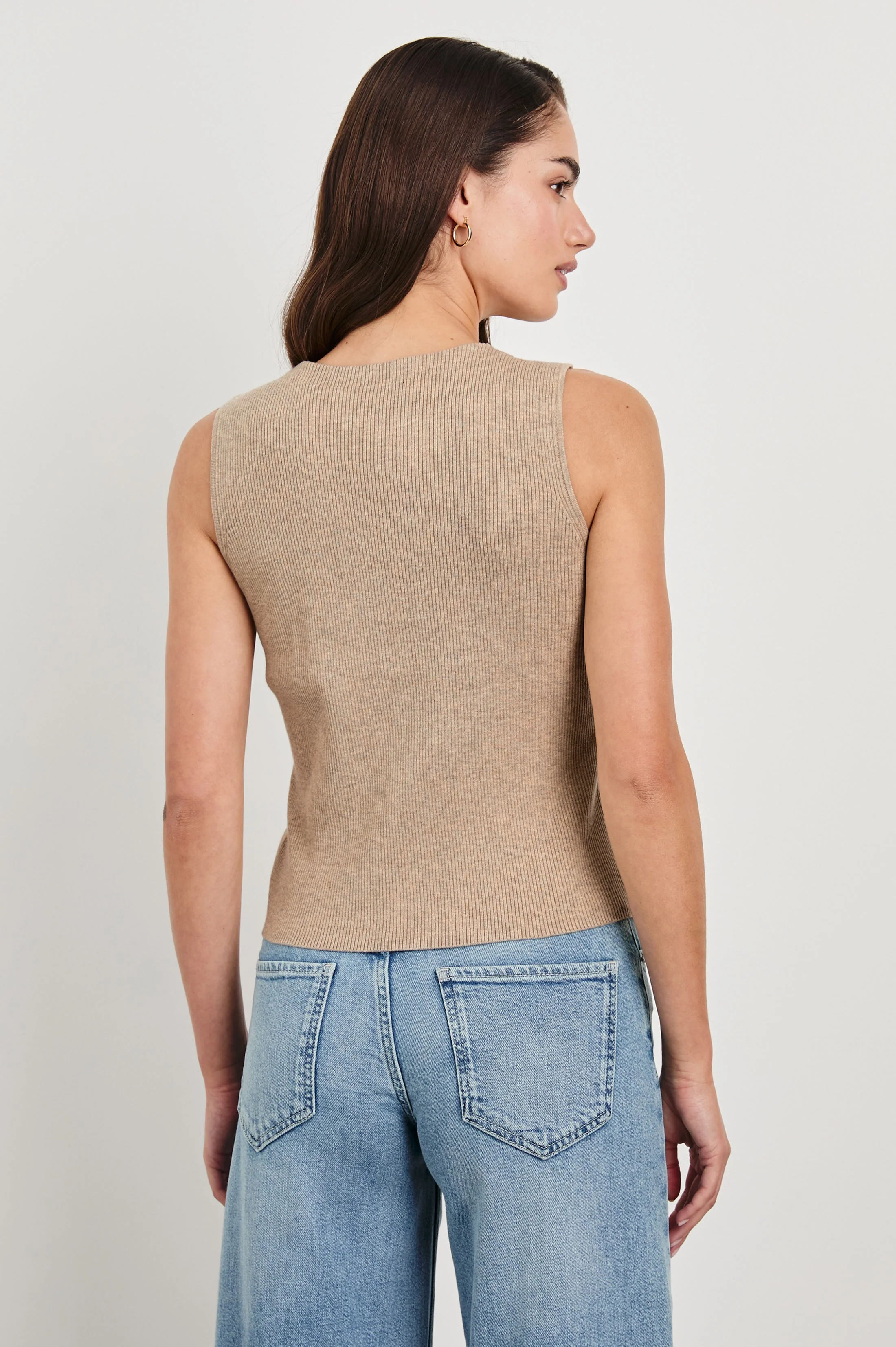 Rosa Vest - Oatmeal