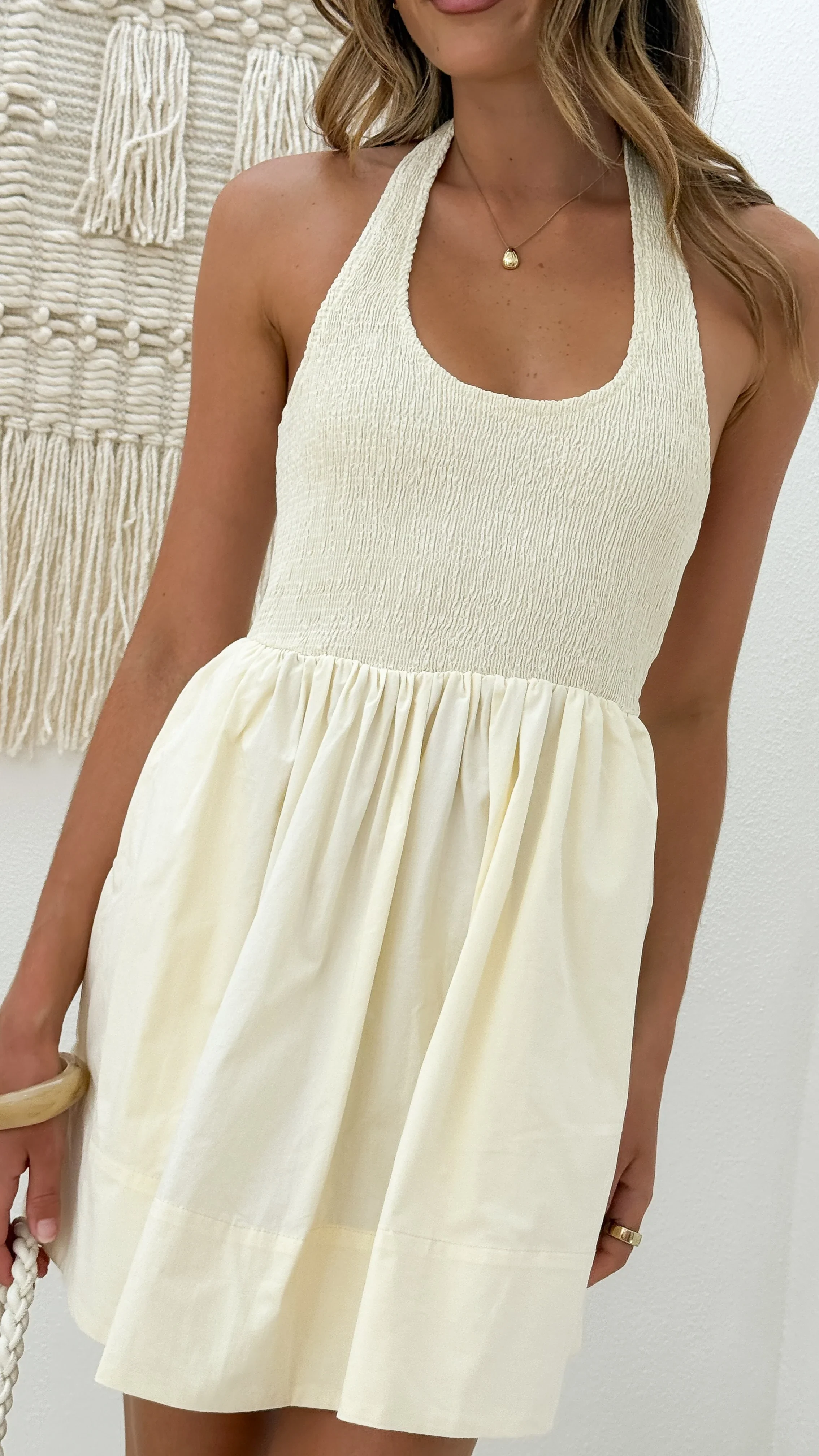 Keanie Mini Dress - Butter