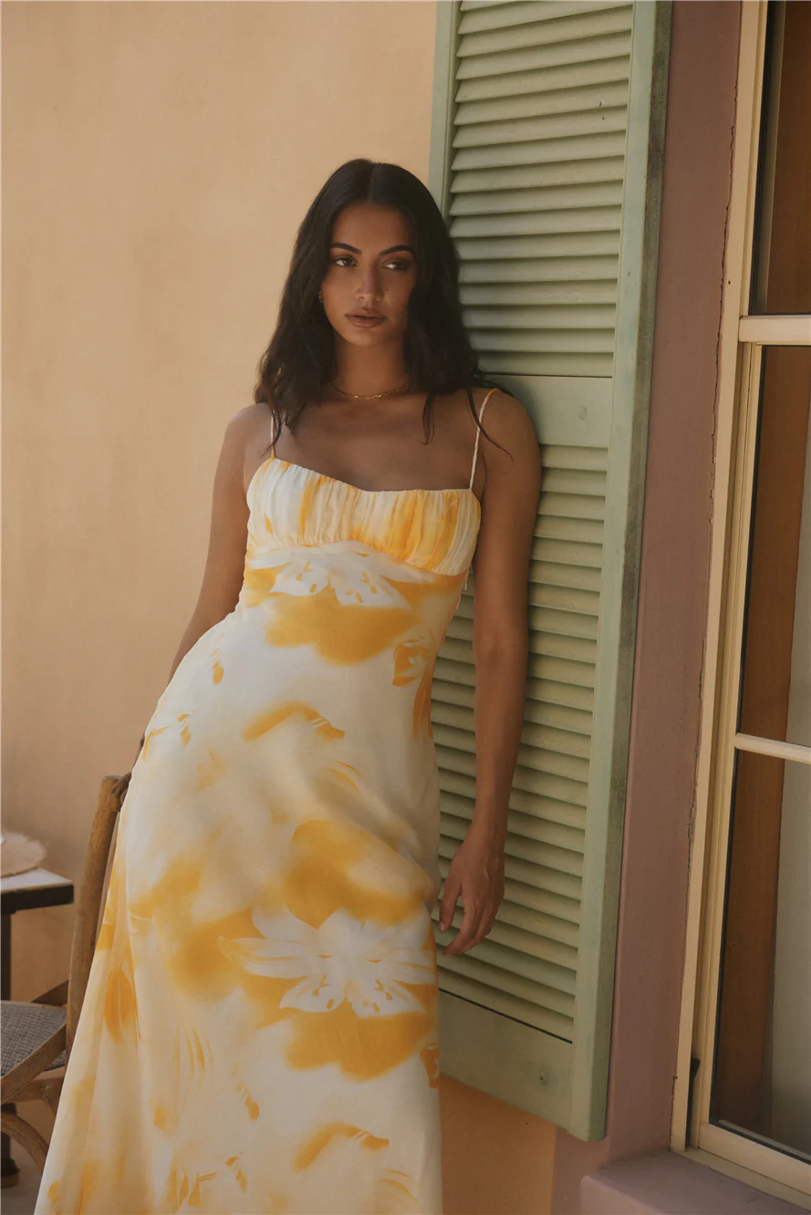 Golden Hour Maxi Dress Yellow