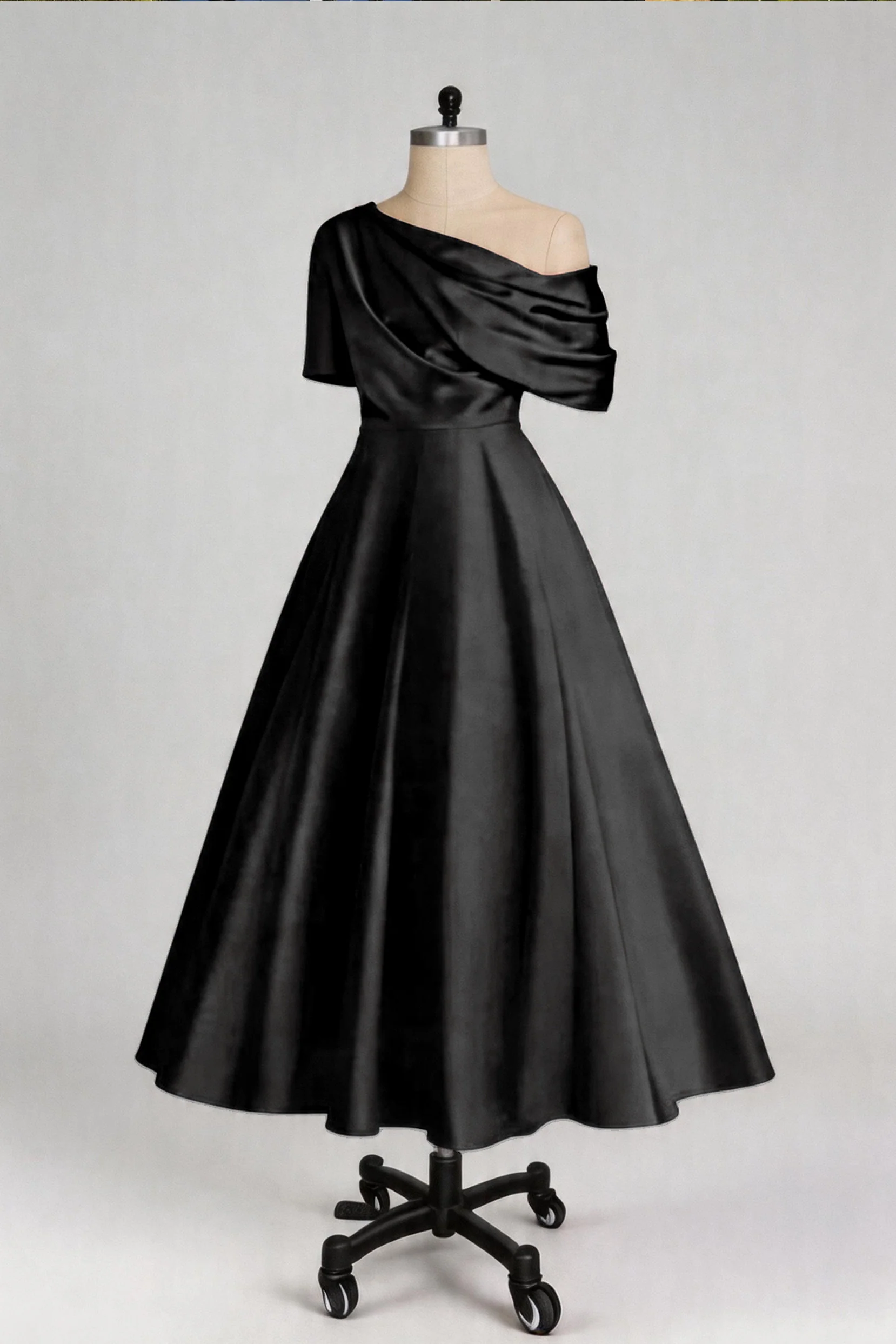 A Line One shoulder Half Sleeve Ankle Length Mother Dresses CM0366