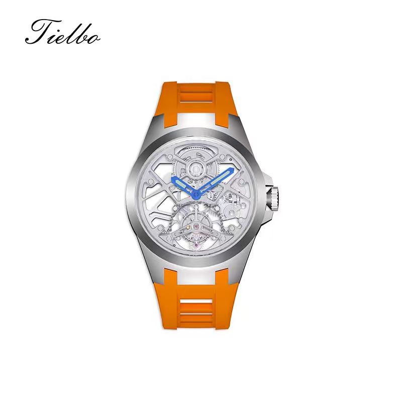 Tianzhou Skeleton Tourbillon Watch – Manual, Sapphire, 44mm T306M