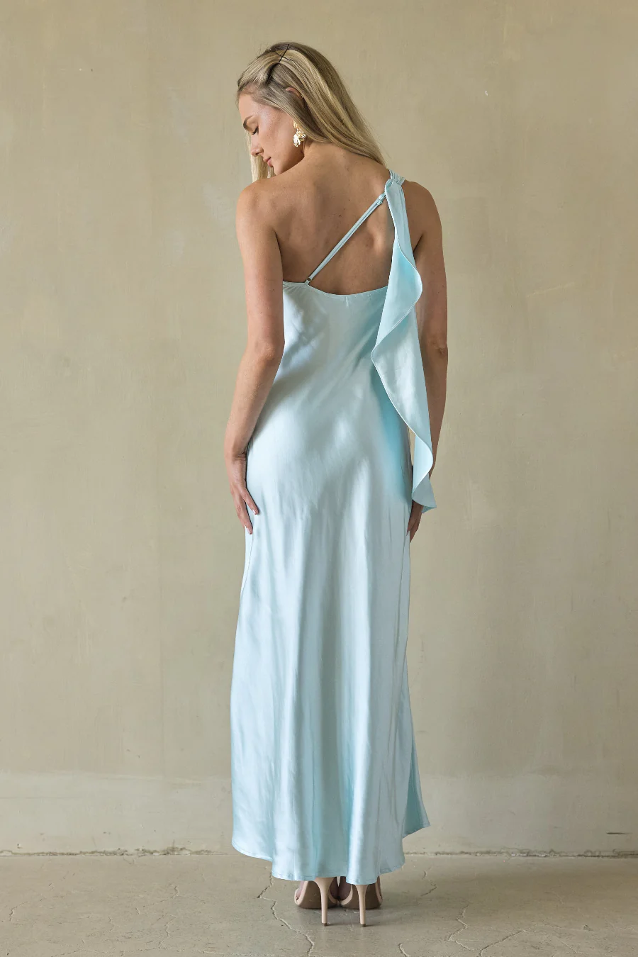 Sarahi Ruffle Strap Maxi Dress