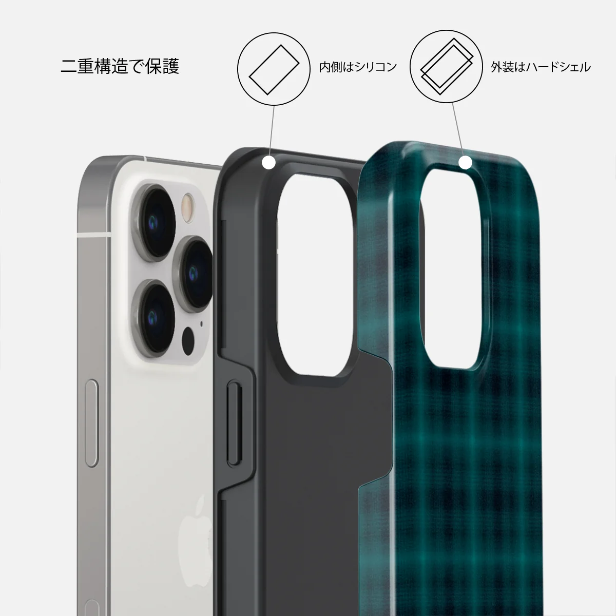 Midnight Pine - iPhone 13 Pro ケース