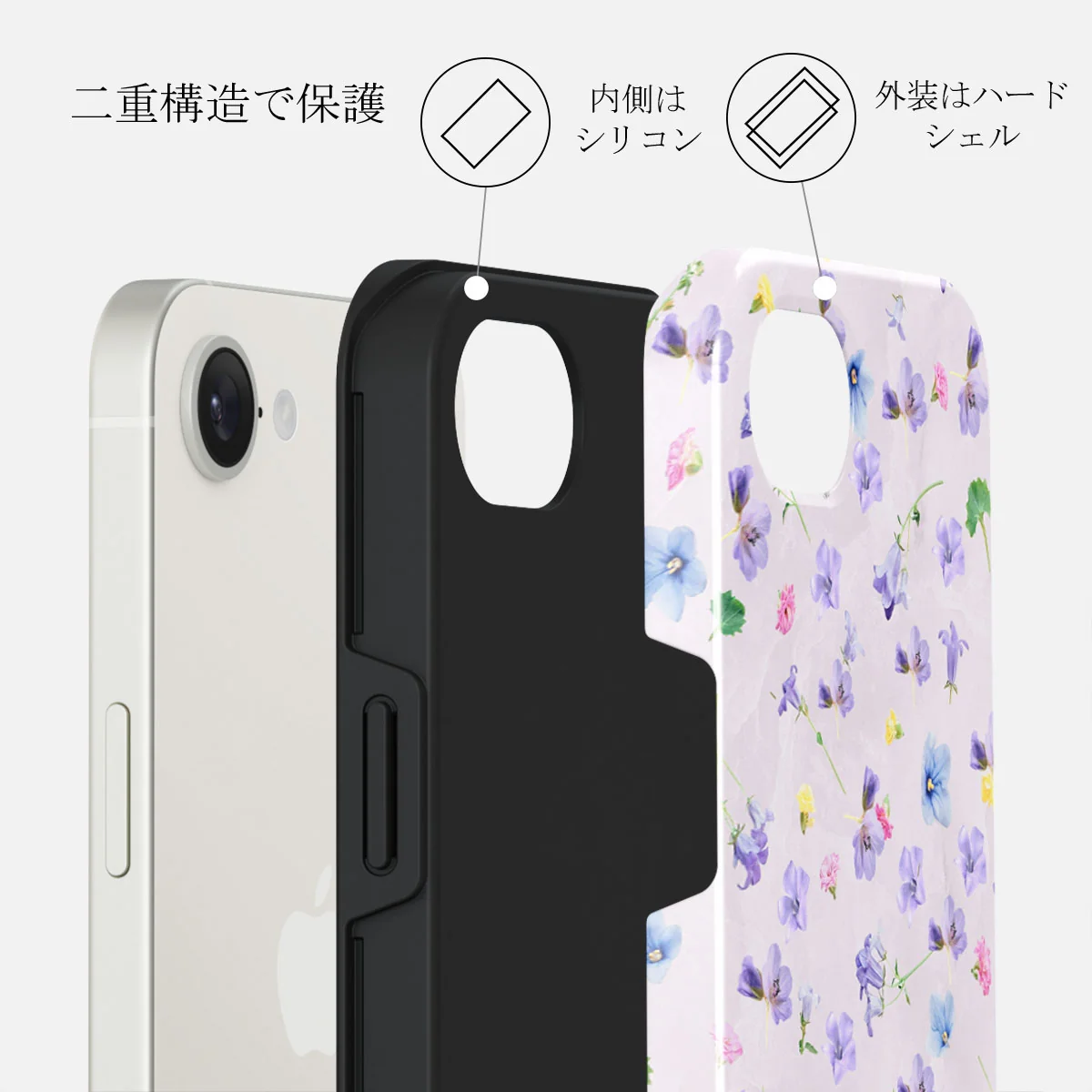 Wildflower - iPhone 16e ケース