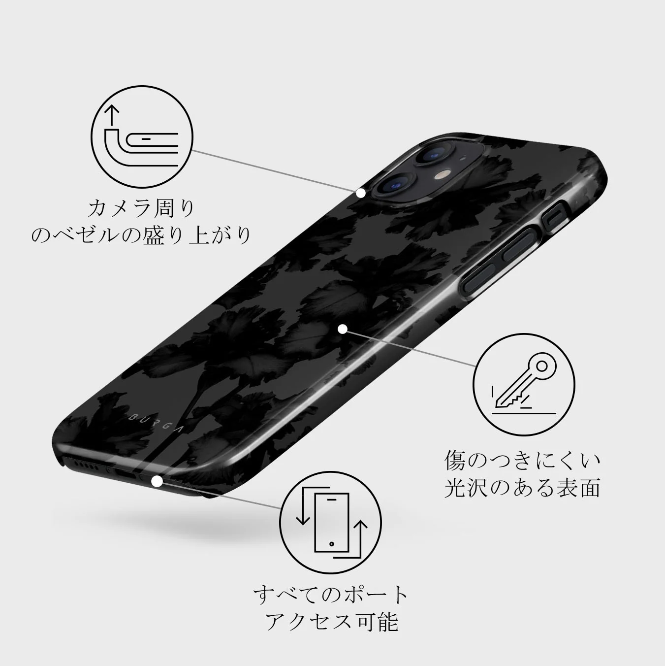 Nocturnal - iPhone 12 Mini ケース