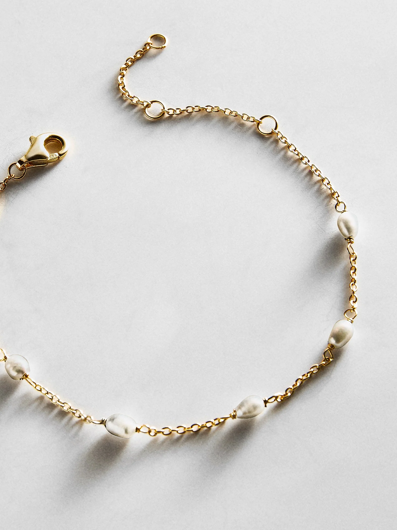 Yasmine 18K Gold Pearl Bracelet - Gold/Pearl