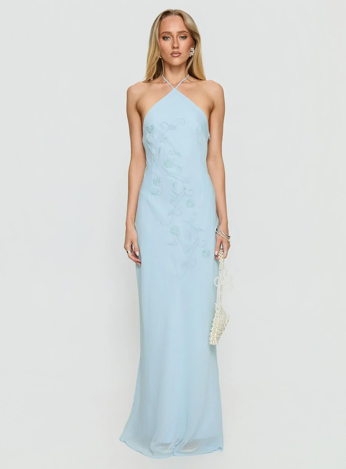 Epilogues Arrowhead Maxi Dress Blue - luluinthesky