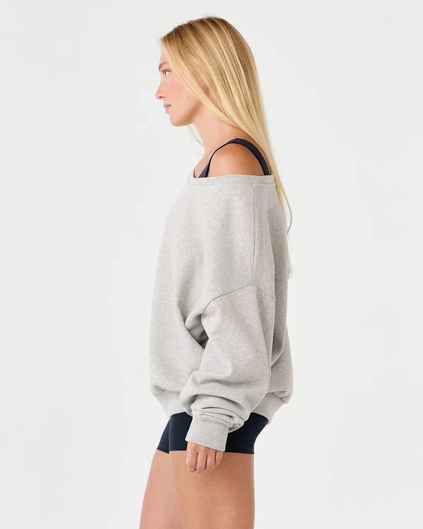 Off Shoulder Sweatshirt