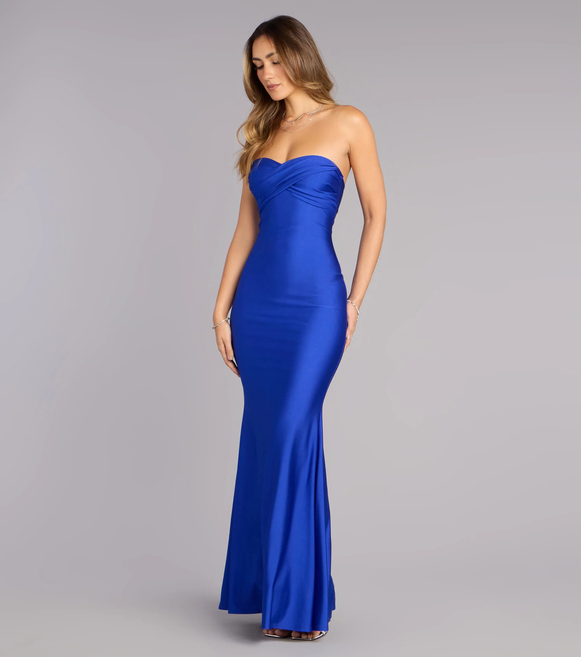Adley Strapless Mermaid Dress - luluinthesky