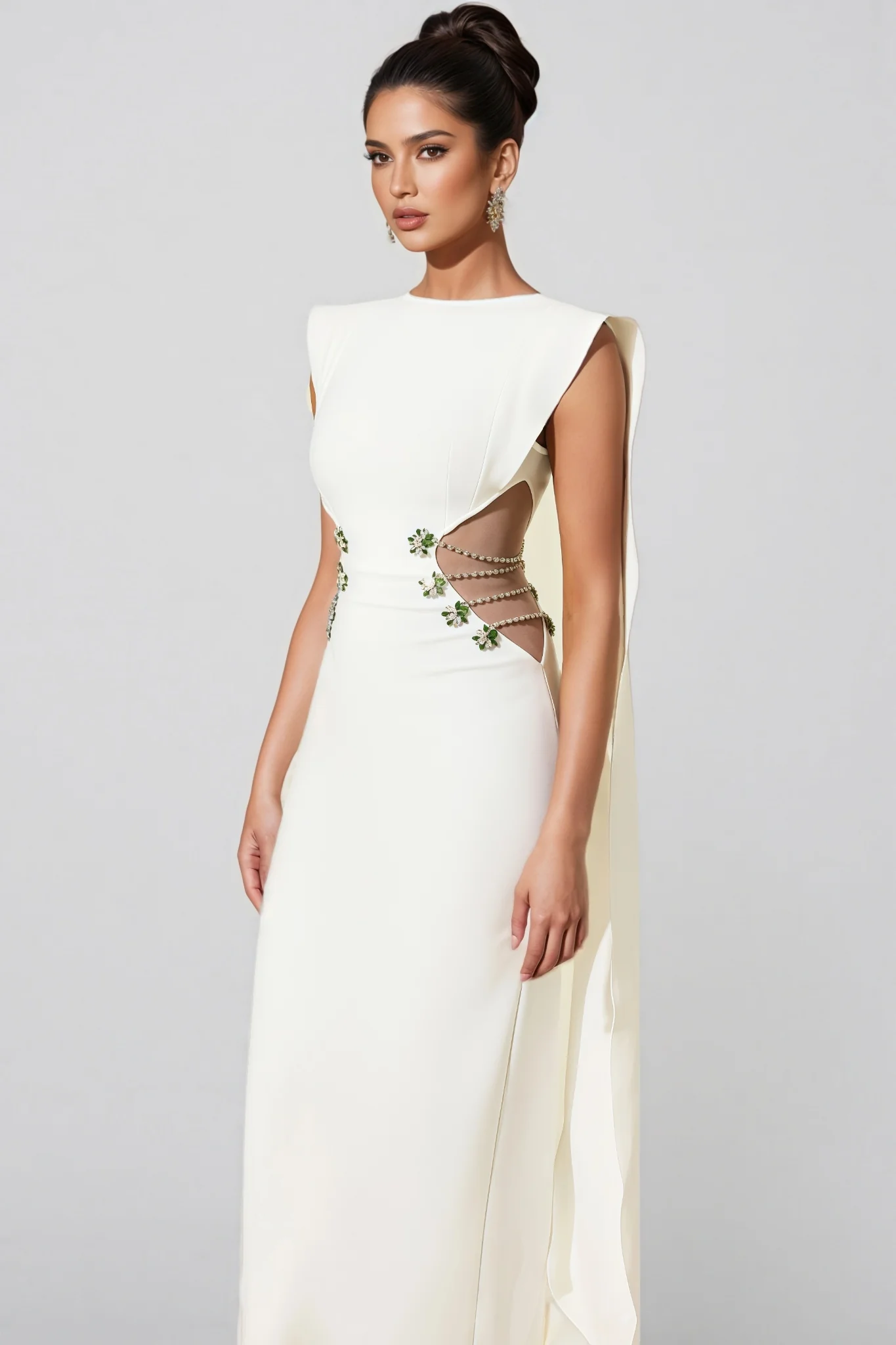 Eren Diamante Bandage Maxi Dress
