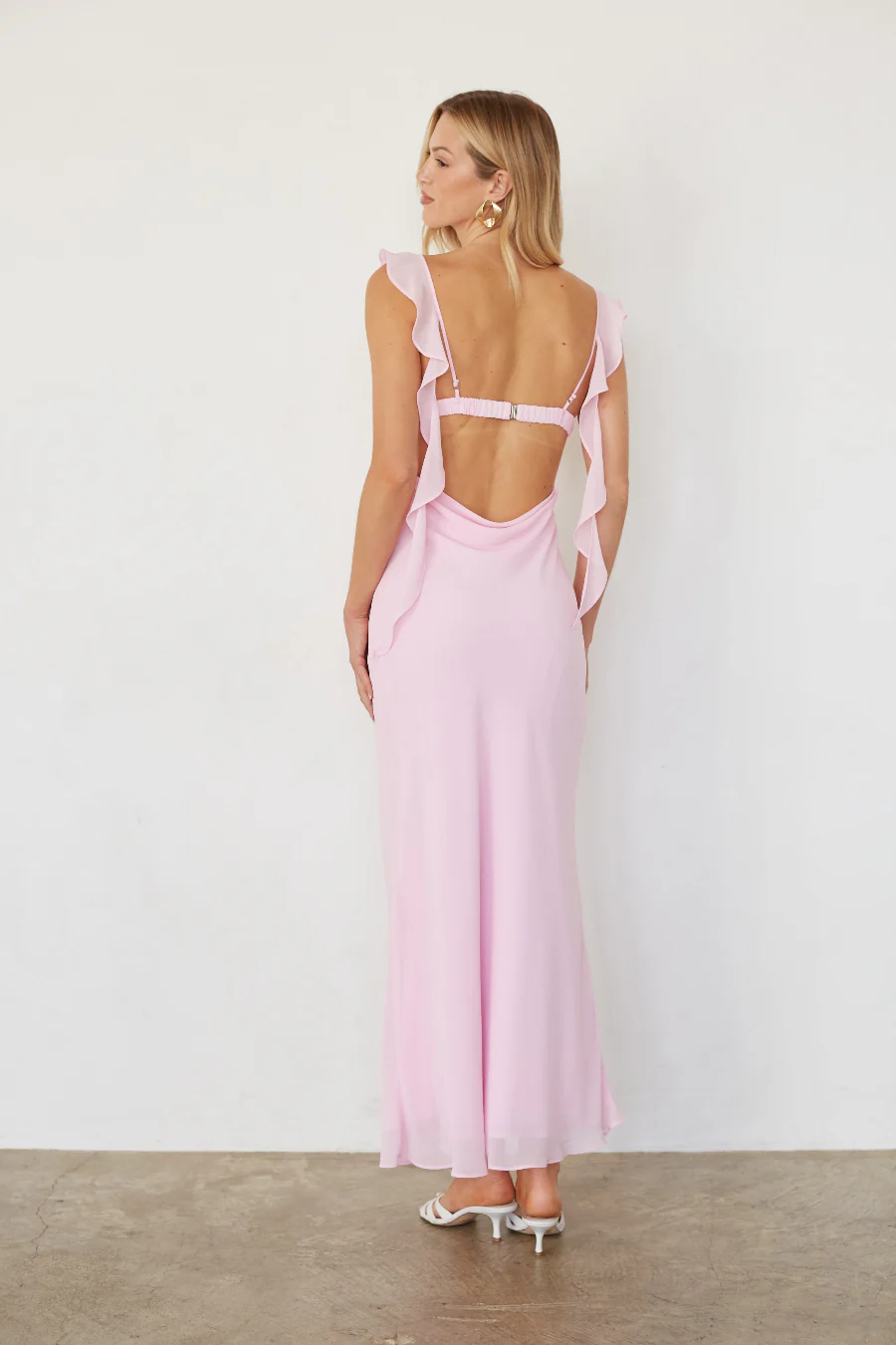 Sarila Ruffle Strap Maxi Dress - luluinthesky
