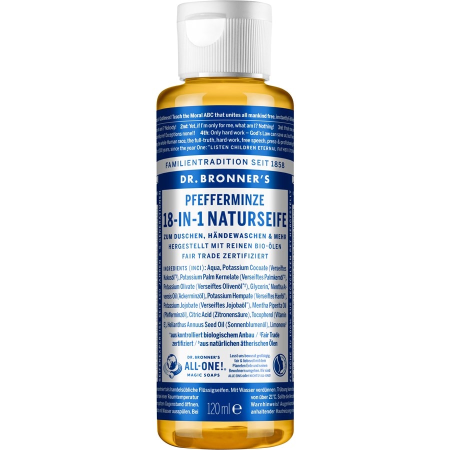 Dr. Bronner's Mydła w płynie Naturalne mydło miętowe 18 w 1