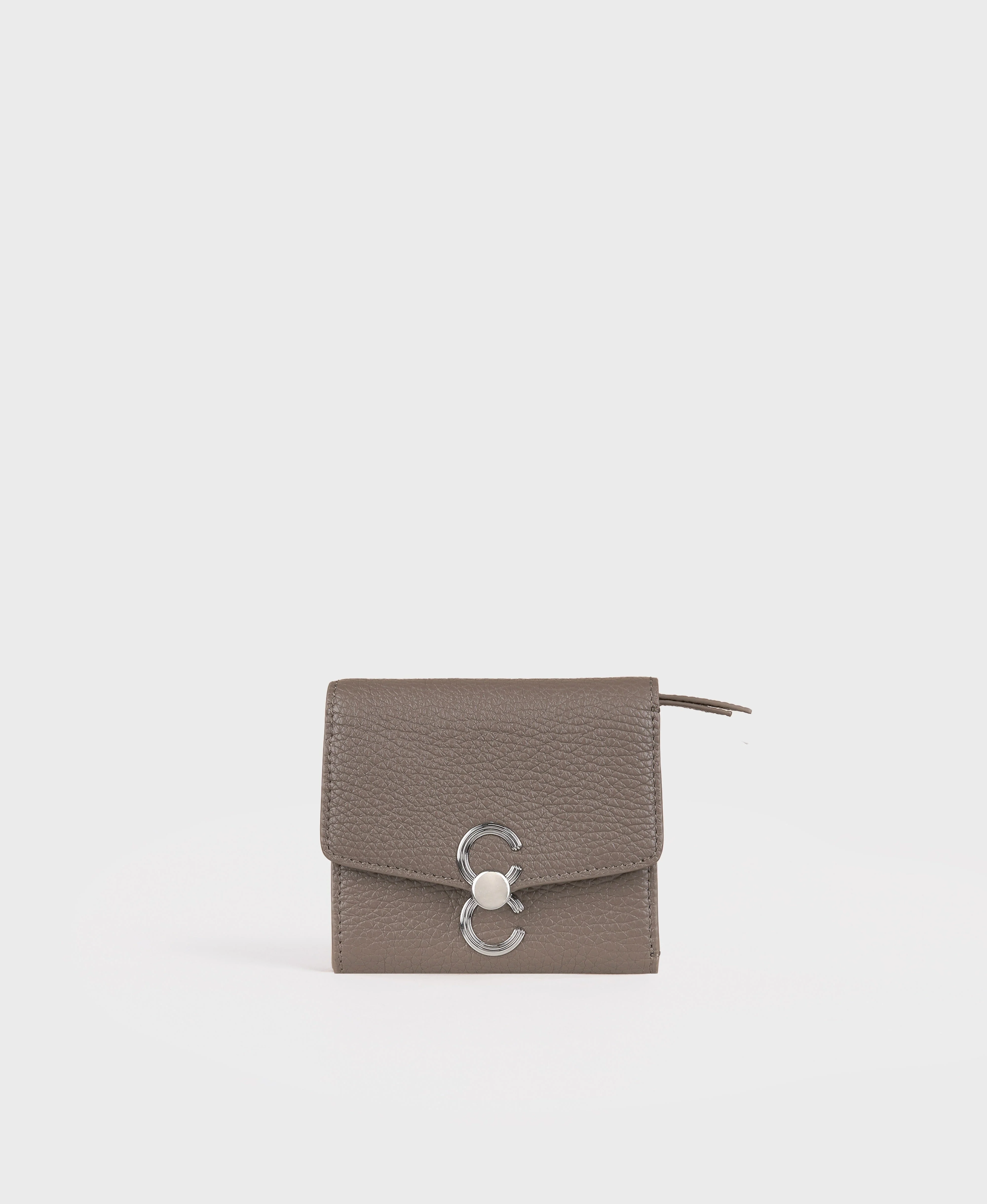 Double-C Wallet - Brownstone