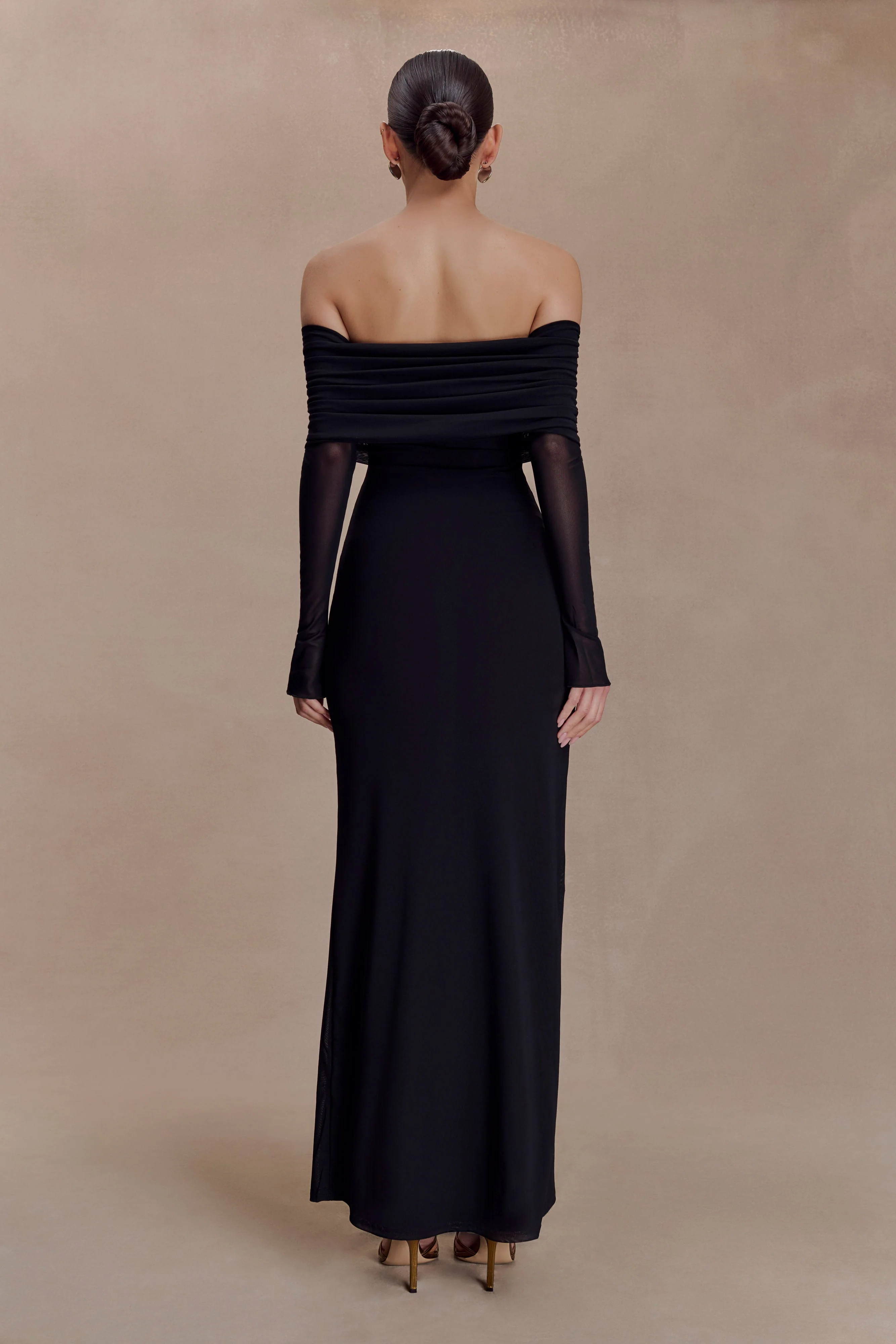Josie-Off-Shoulder-Mesh-Maxi-Dress-Black