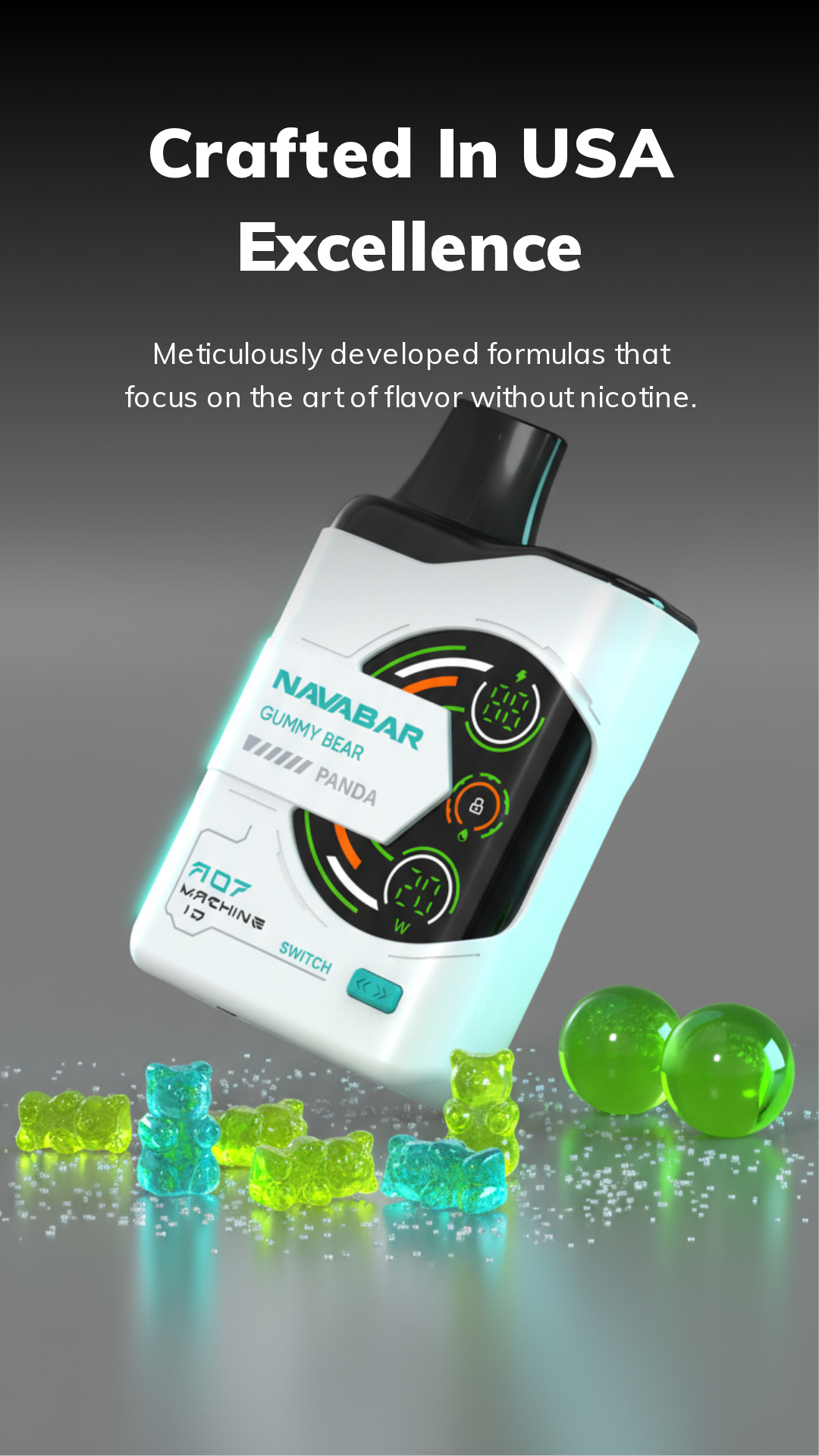 Navabar 55K Disposable Vape 25ml 0% Nicotine  (55000 Puffs)