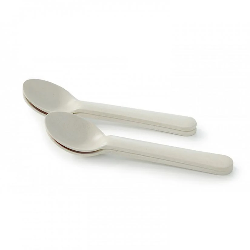 Vogeelle Kids Spoon Set - Off  White