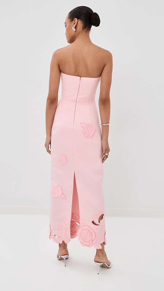 Rayna Applique Bustier Maxi Dress