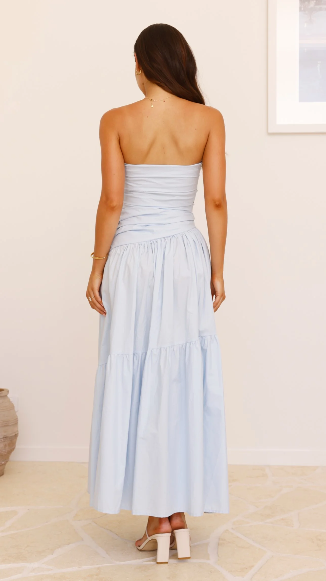 Lola Maxi Dress - Blue - luluinthesky