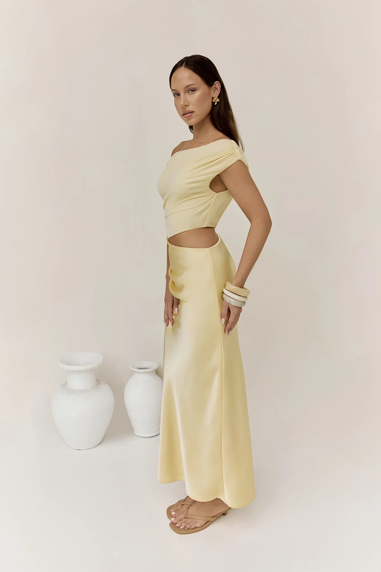 Carmellia Maxi Dress Yellow
