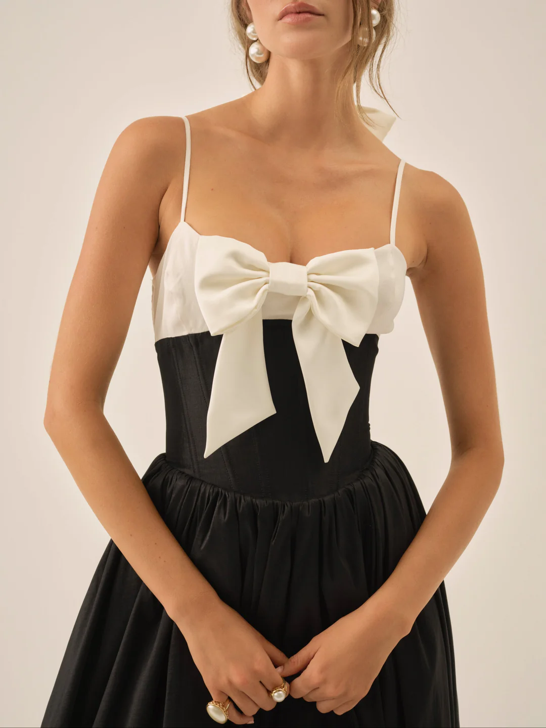 Emalie Taffeta Midi Dress