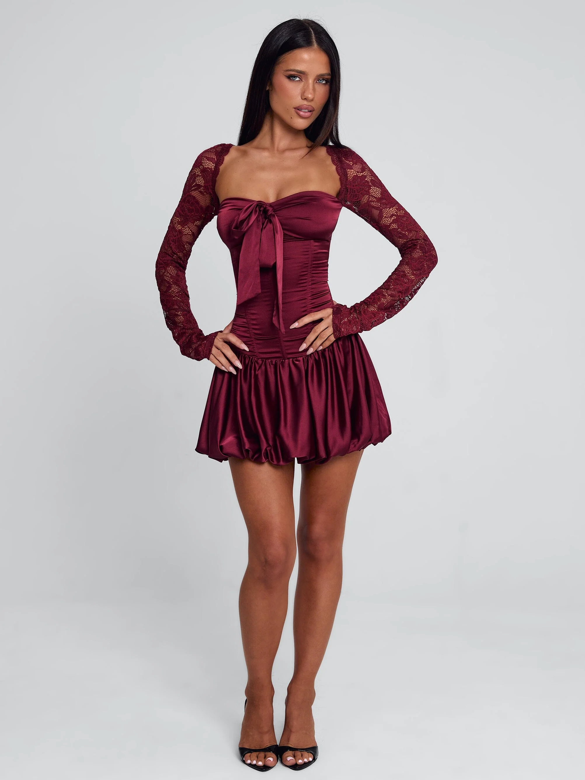 Leviana-Mini-Dress-Red - luluinthesky