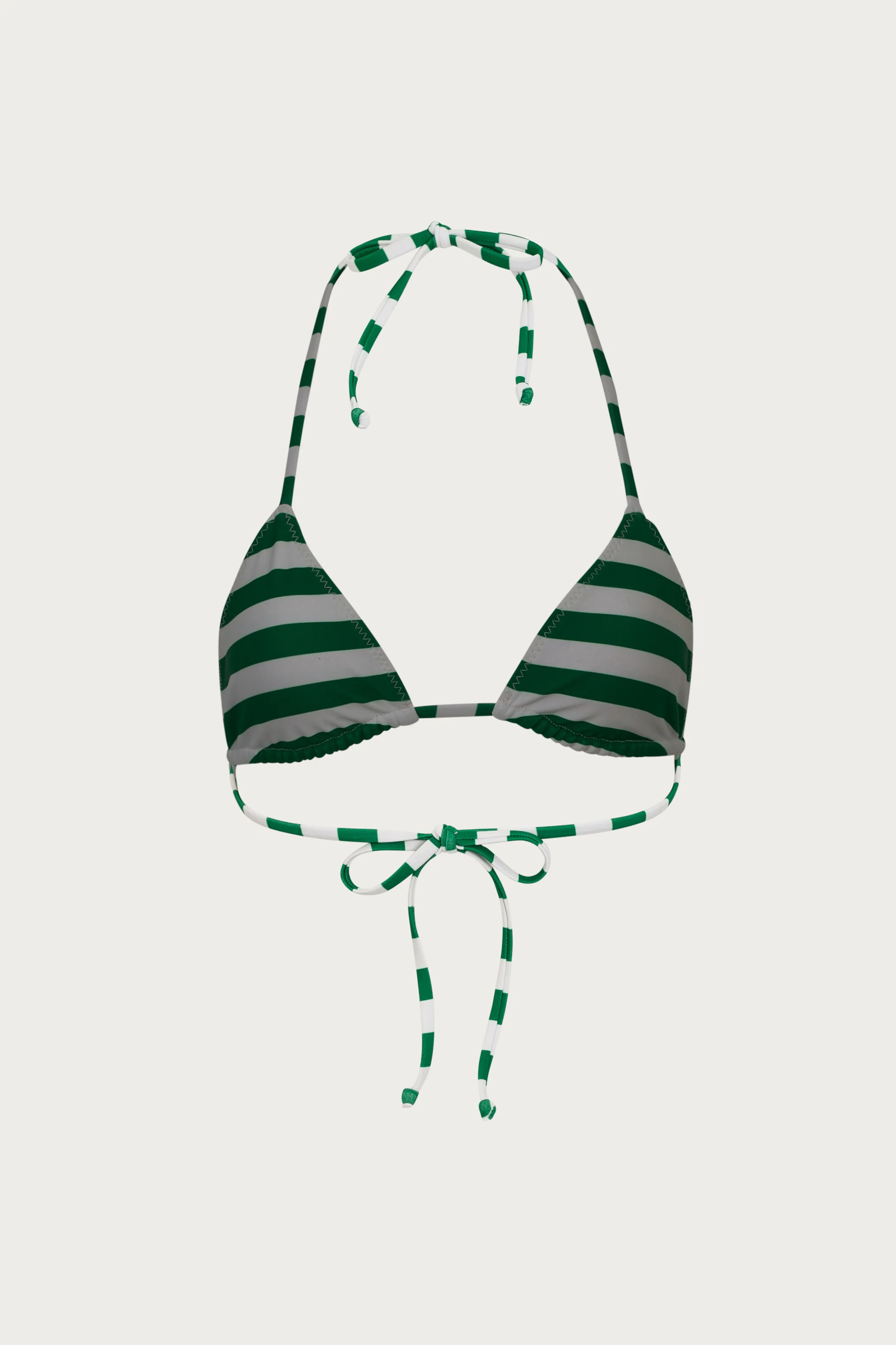 Triangle Top (Green Stripe) - luluinthesky