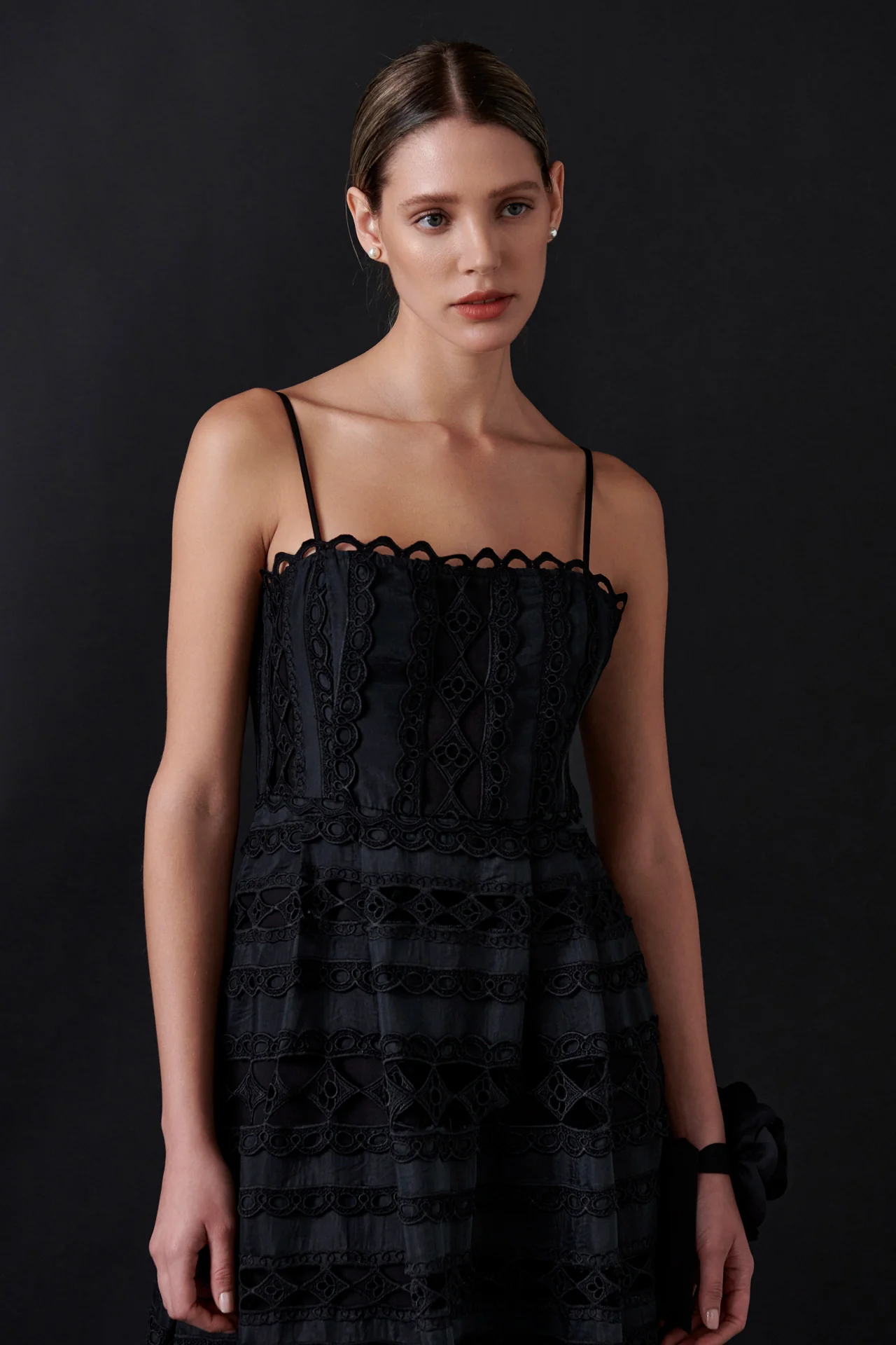 Combination Lace Maxi Dress