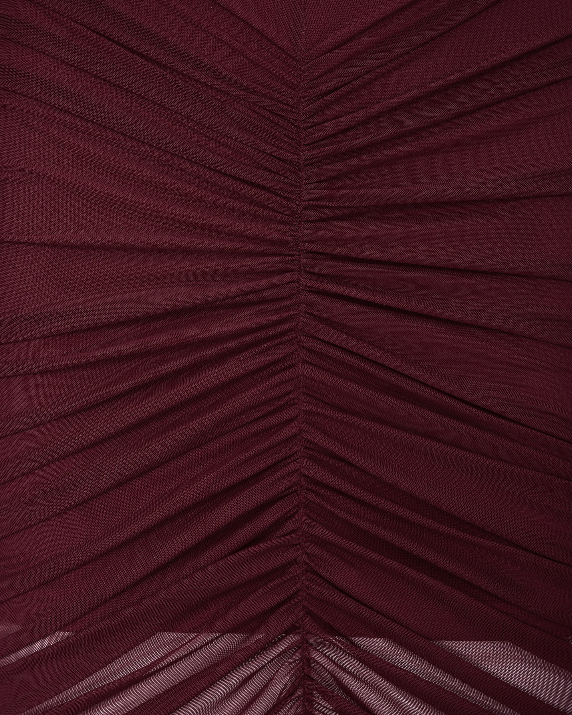 Emily Elegant Off-Shoulder Ruched Gown - Red - FASHION NOB