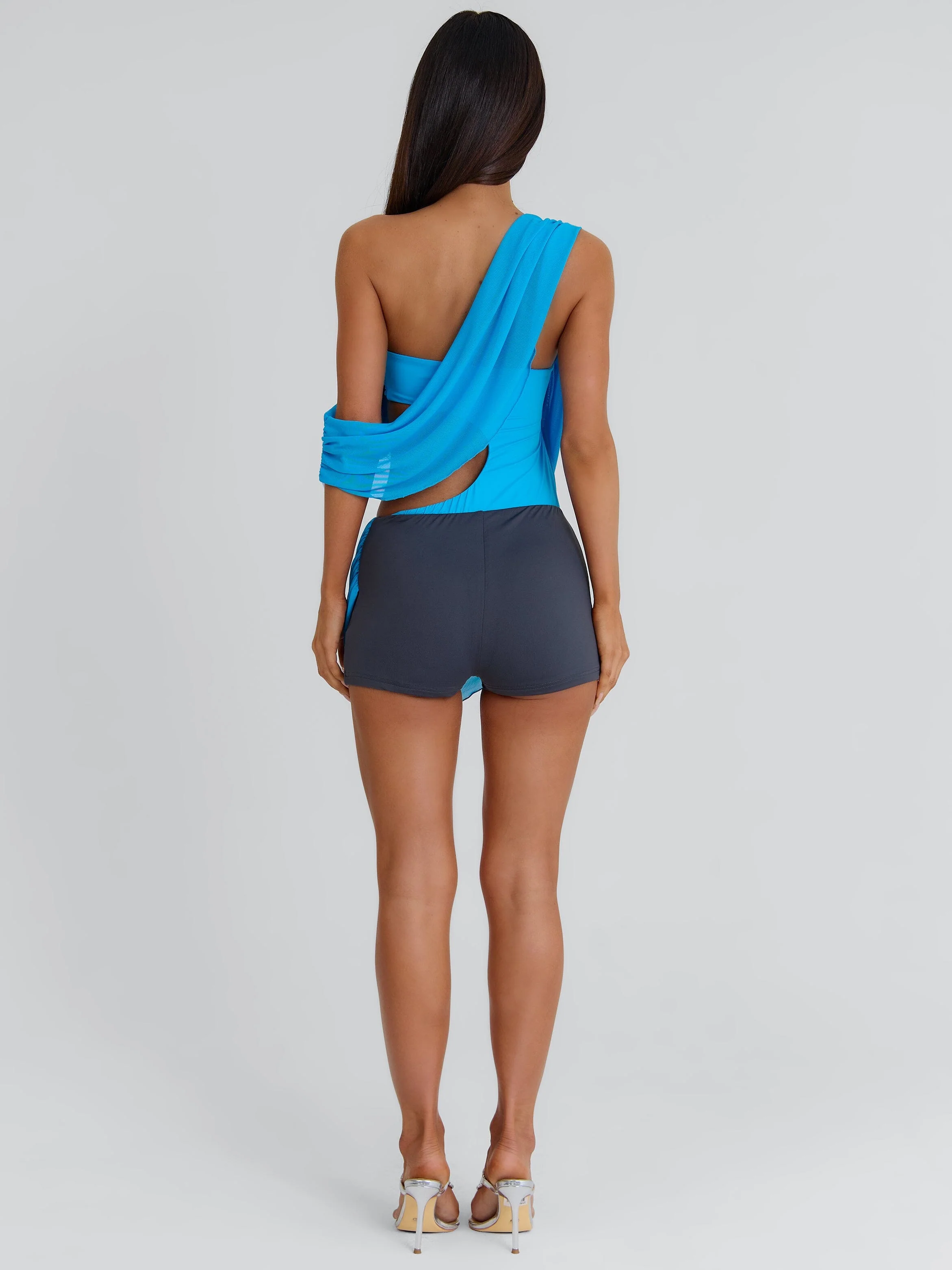 SYLVEE PLAYSUIT BLUE