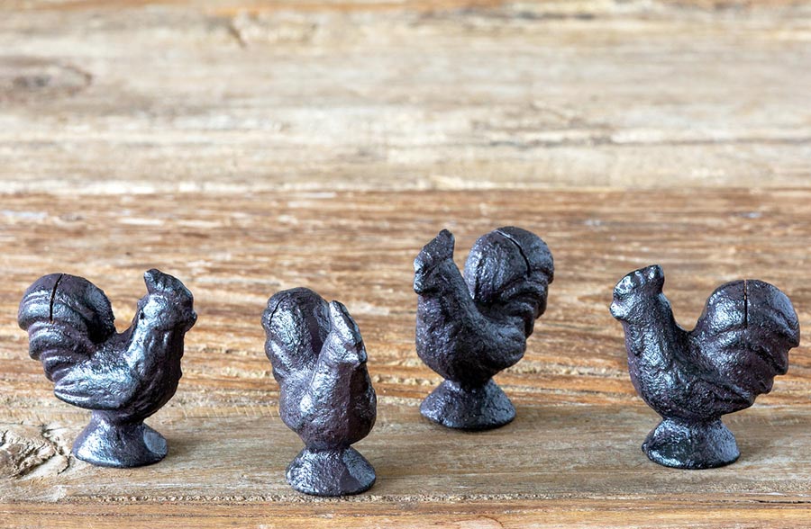 Cast Iron Place Card Holders, Pick Your Style