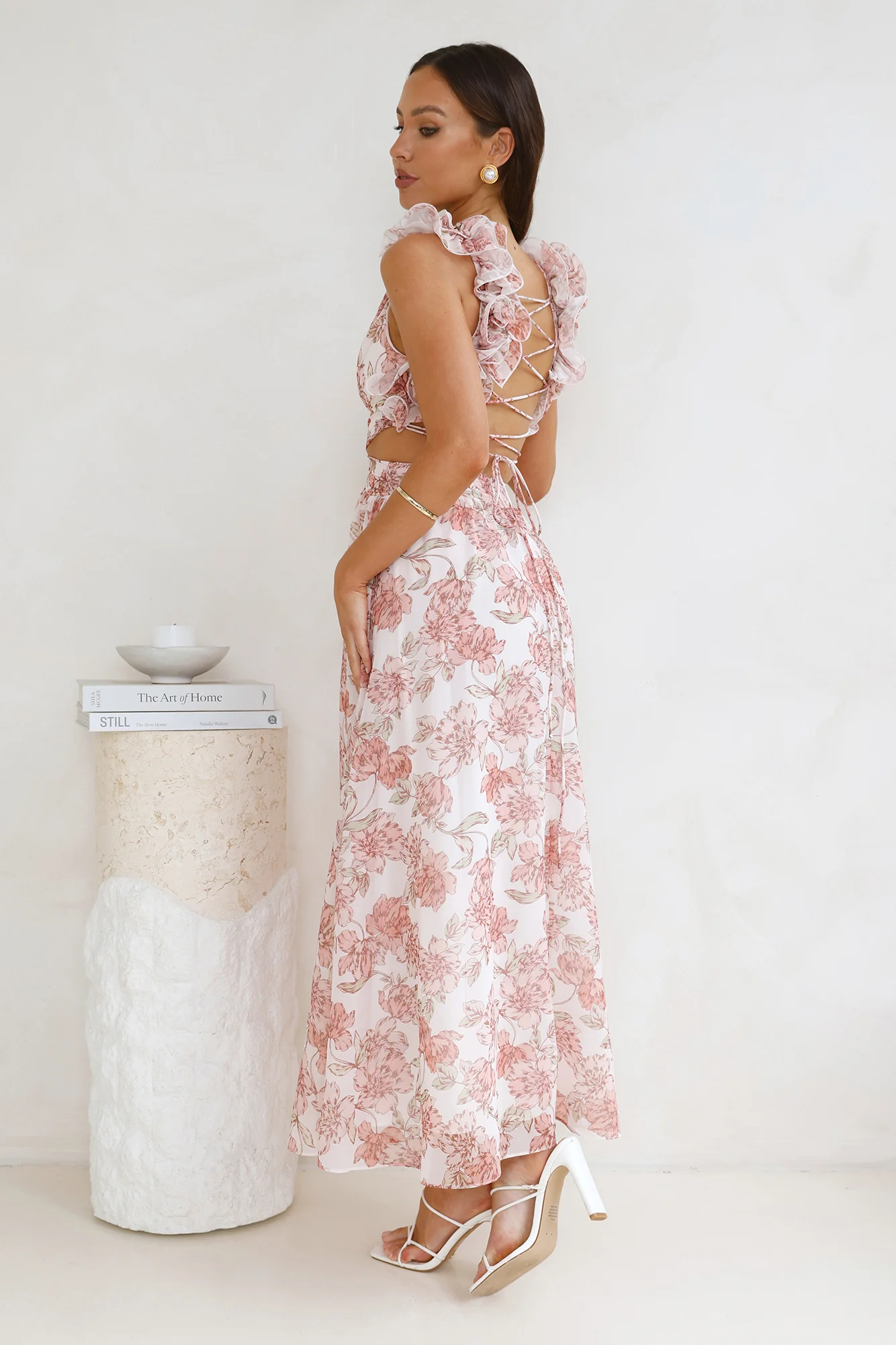 Extra Guest Maxi Dress Pink - luluinthesky