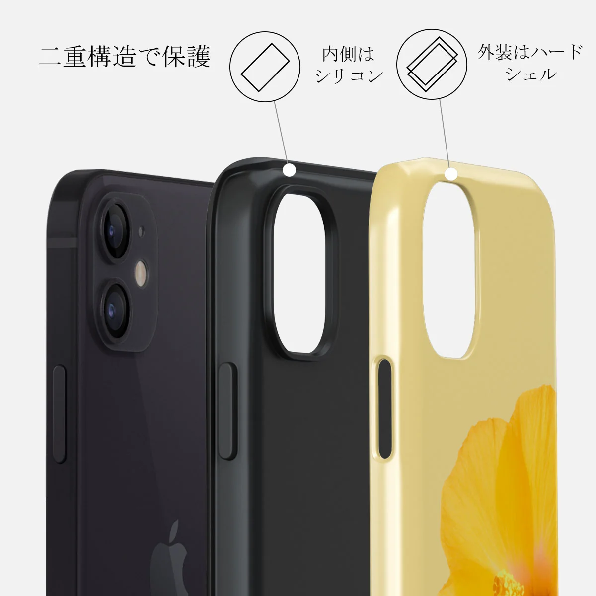 Hibiscus - iPhone 12 ケース