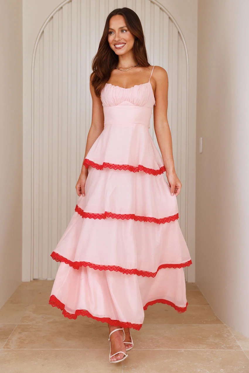 Ethereal Magic Maxi Dress Pink - luluinthesky