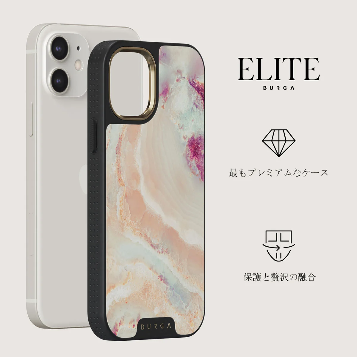 Berry Sorbet - Girly iPhone 12 ケース