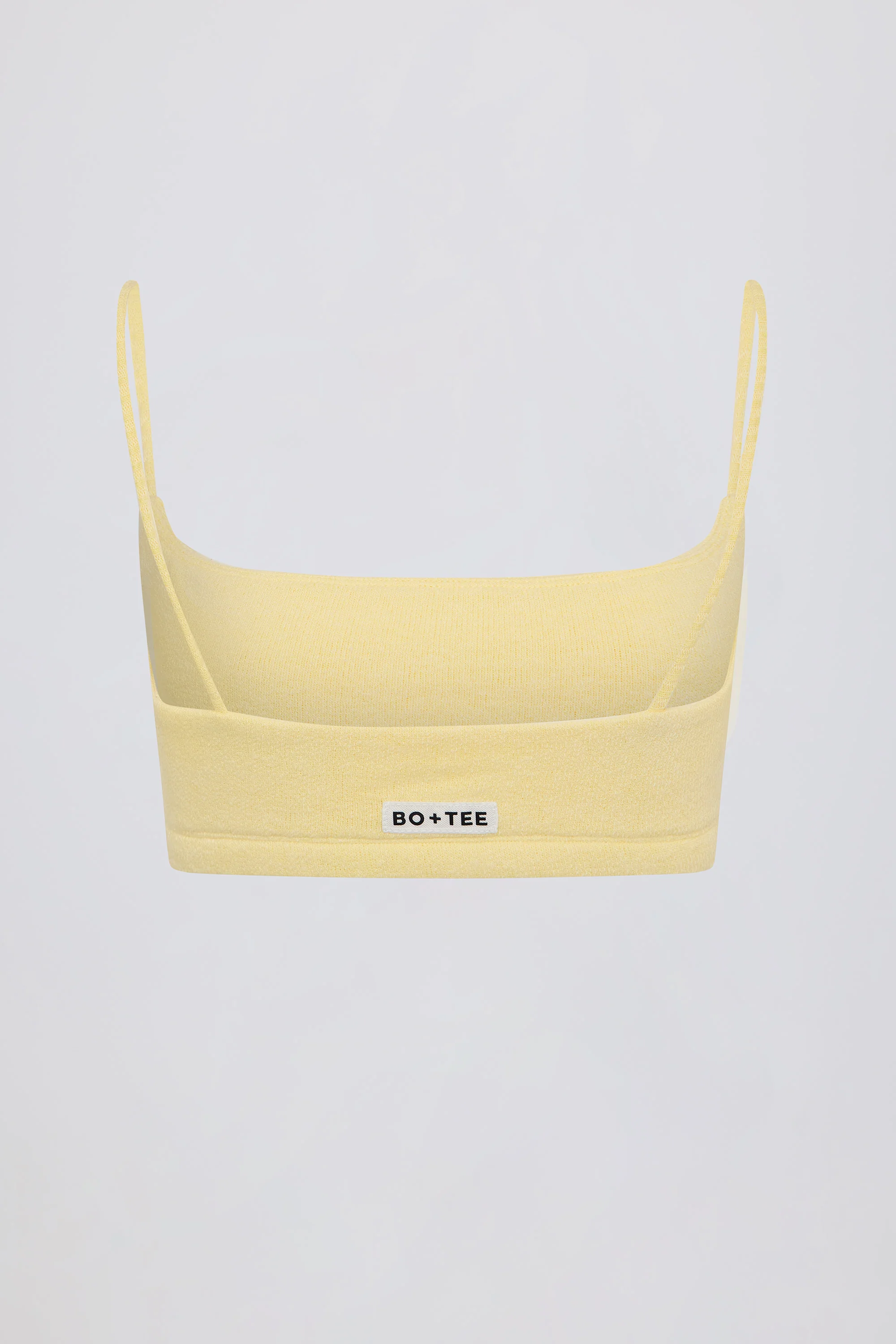 Square-Neck Bralette in Lemon