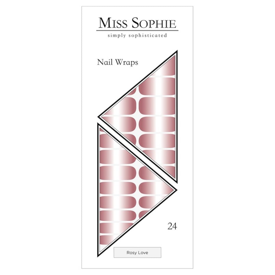 Miss Sophie Folie do paznokci Nail Wraps Rosy Love