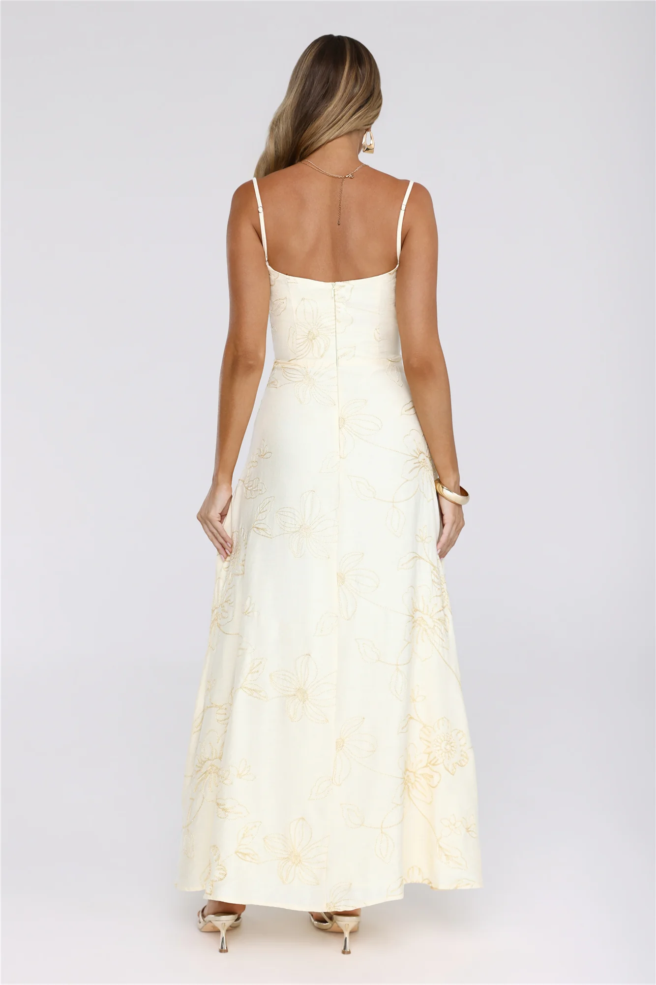 Sundown Siren Maxi Dress Yellow - luluinthesky