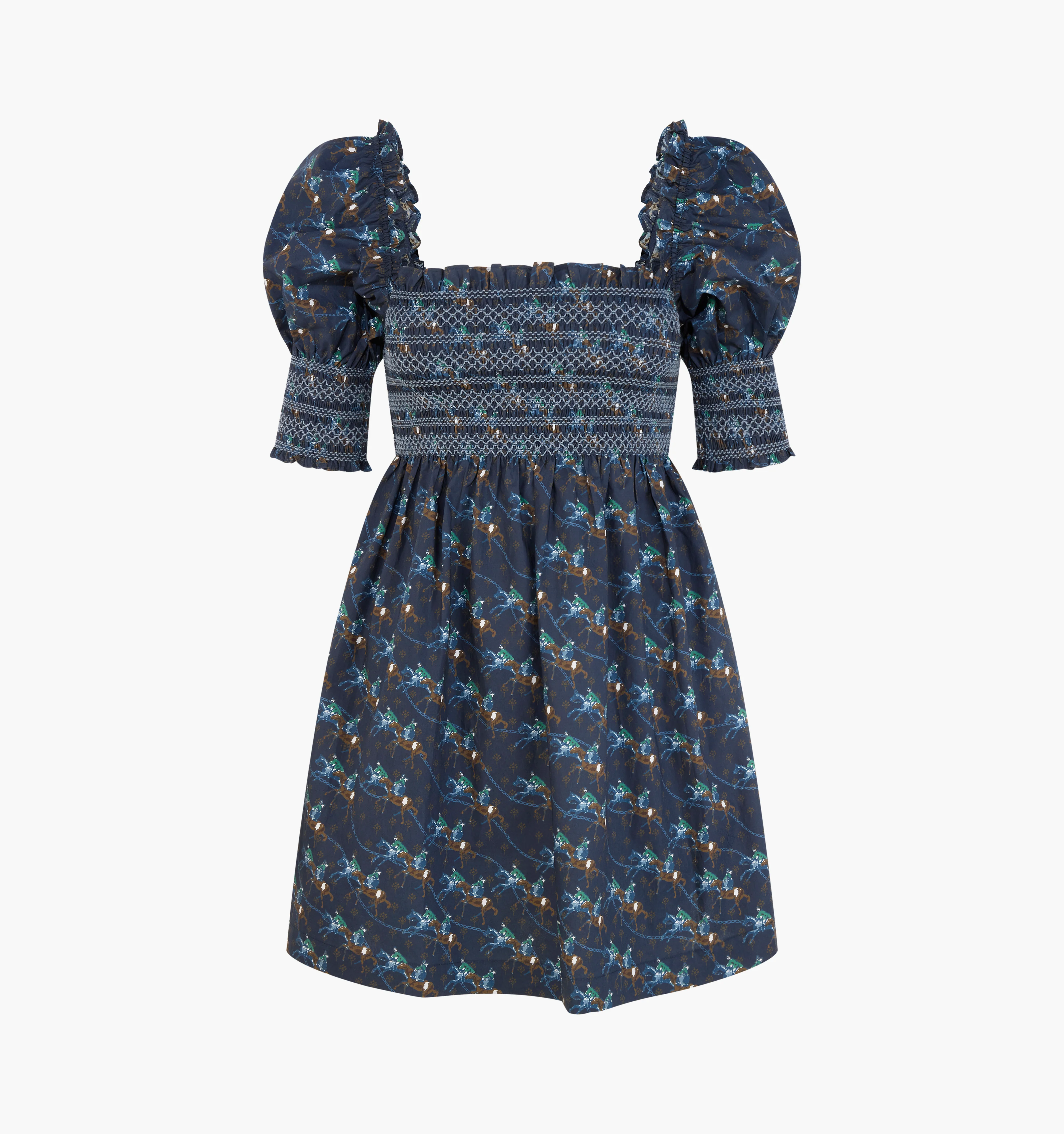 The Lila Nap Dress -  Clydesdale Canter Navy