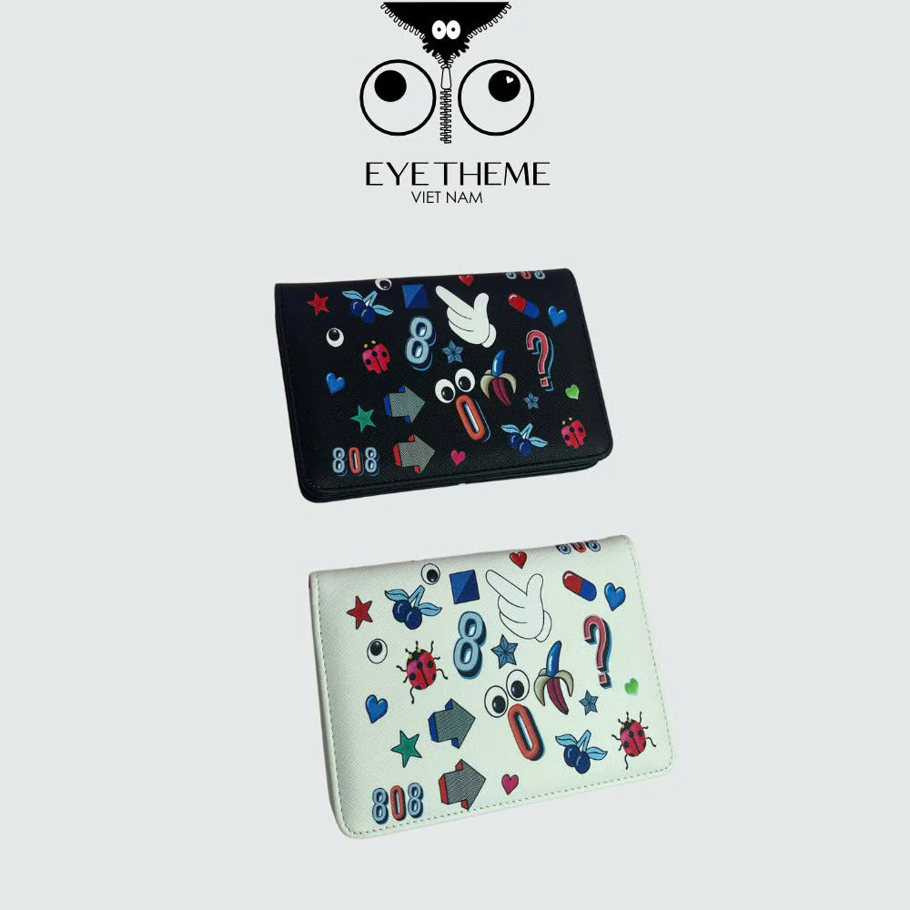 �� EYETHEME ��Medium Size Passport Wallet Logo EY A157 - EYE Purse - lemrro