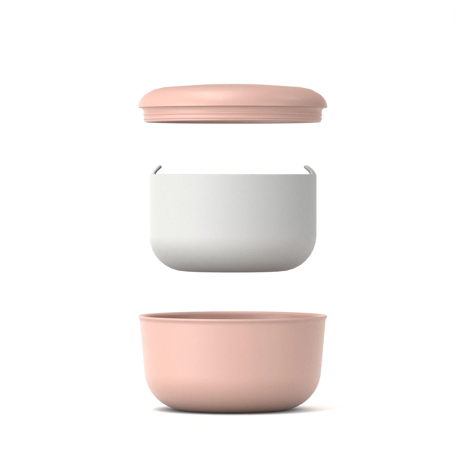 Vogeelle Lunch Set with heat-safe insert - Blush