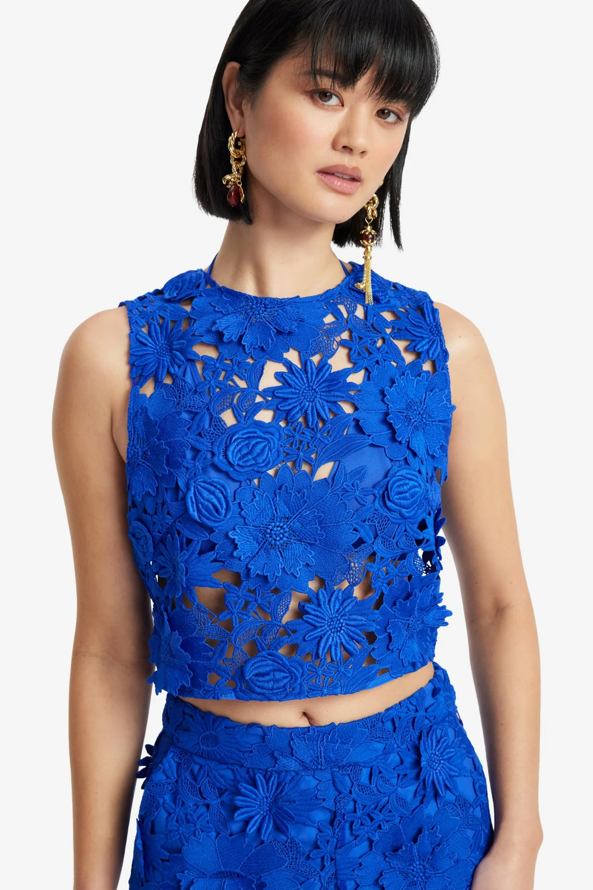 Candied Lace Pants - Lapis