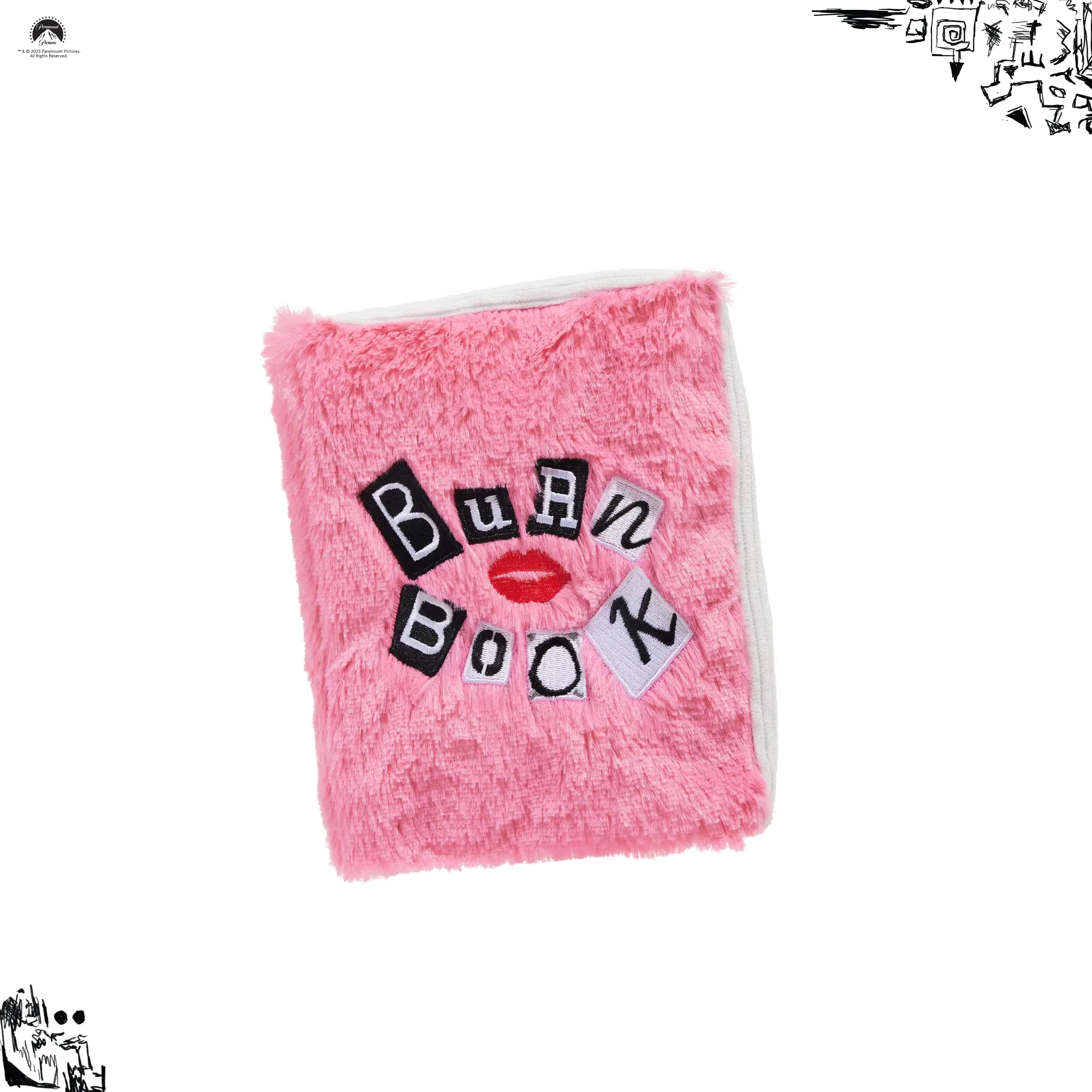 Burn Book Plush Tug + Enrichment Dog Toy