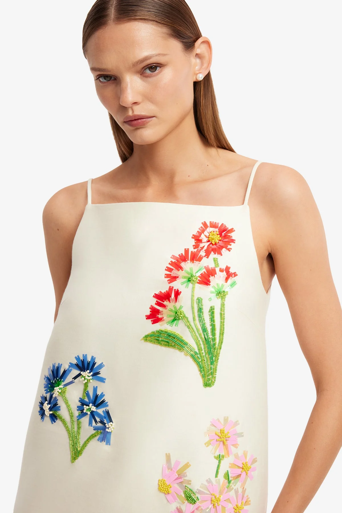 Leia Wool Mini Dress - Wildflower