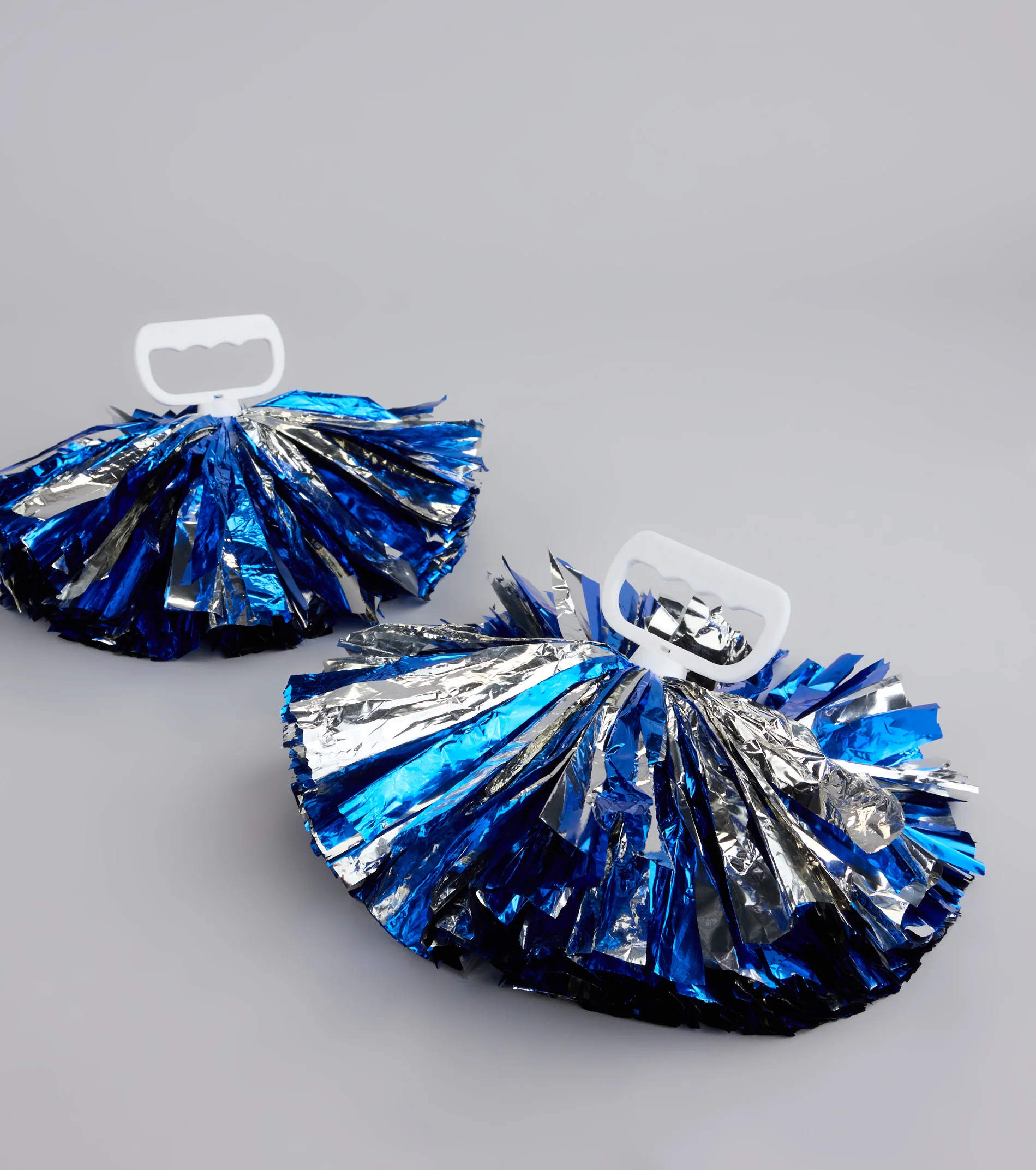 Spirit Squad Metallic Cheerleader Pom-Poms