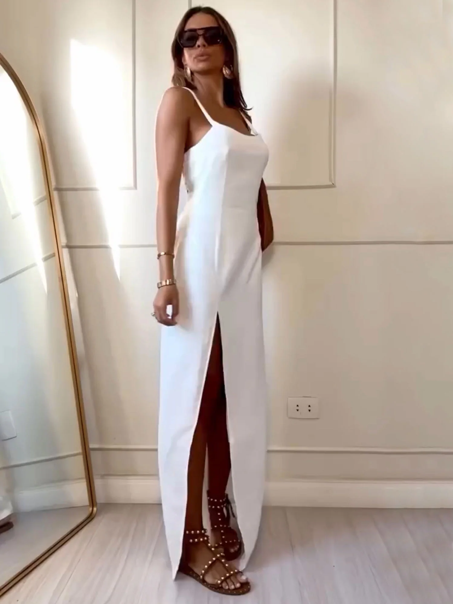 Elegant Slit Maxi Dress
