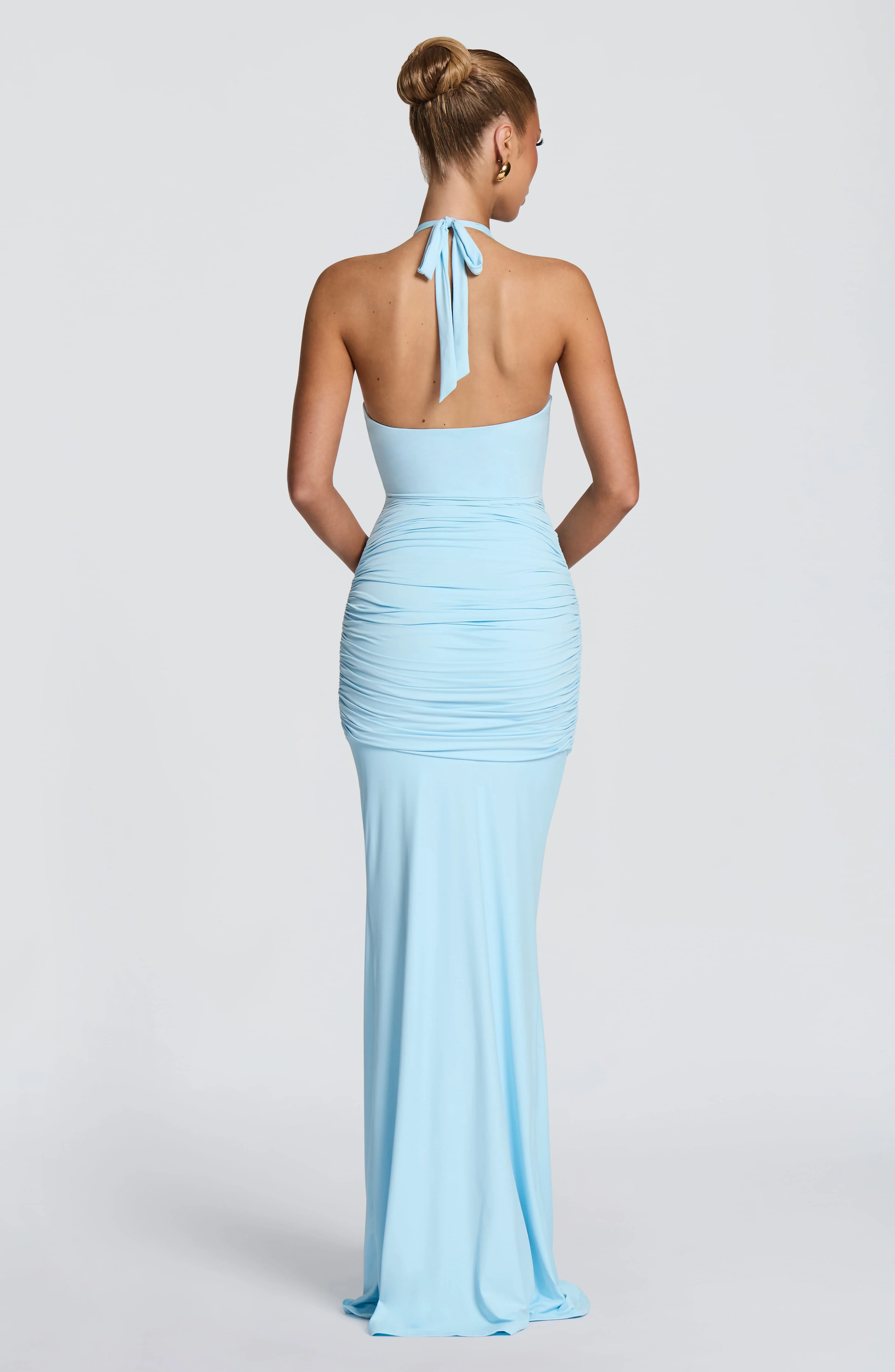 Aesha Maxi Dress - Sky Blue